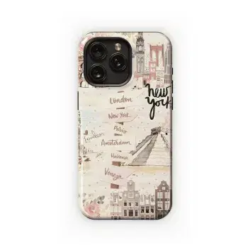 World Traveler Charm
 Phone Case iPhone Samsung Cover Pixel 4463 - Image 1