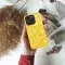 Yellow Topographic Map Phone Case iPhone Samsung Pixel & More 329 - Image 2